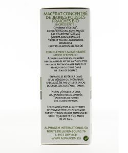 Gui d'Aubépine (Viscum album crataegi) bourgeon unitaire BIO, 50 ml